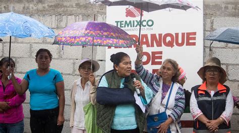 Arranca Juanita Ocampo Trabajos Para Temixquenses En Colonias