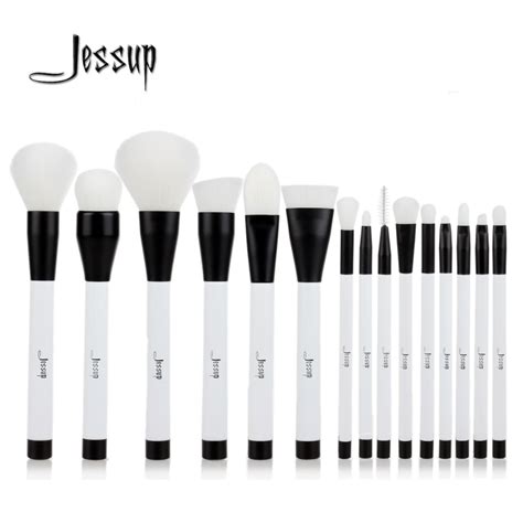 Buy Jessup 15pcs Black White Makeup Brushes Set Powder Foundation Eyeshadow