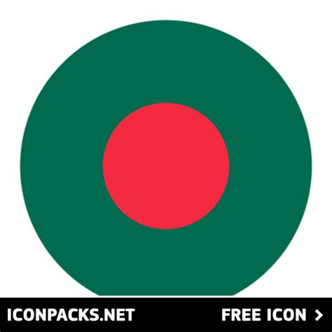 Bangladesh Flag Round Circle Icon Png And Svg Vector Free 56 Off