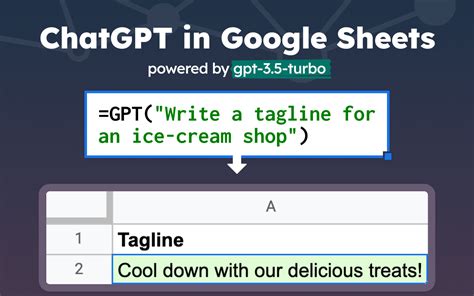 How To Integrate Chat Gpt In Google Sheets