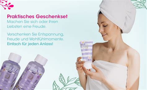 Accentra Duschset Frauen Geschenkset Lavendel In Sch Ner Geschenkbox