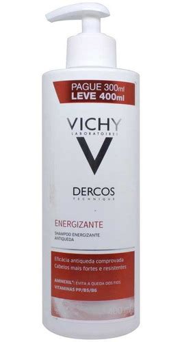 Dercos Shampoo Energizante Antiqueda Vichy 400ml Frete grátis