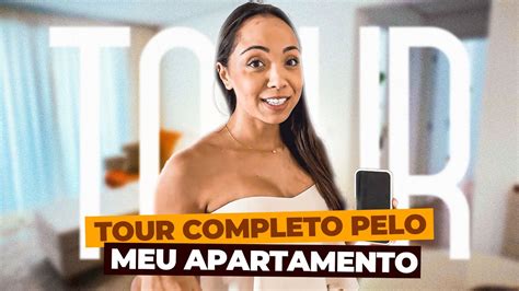 TOUR PELO MEU APARTAMENTO Morando Sozinha Aos 25 Anos YouTube