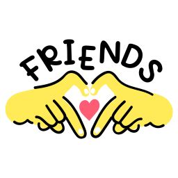 Best friend Stickers - Free people Stickers