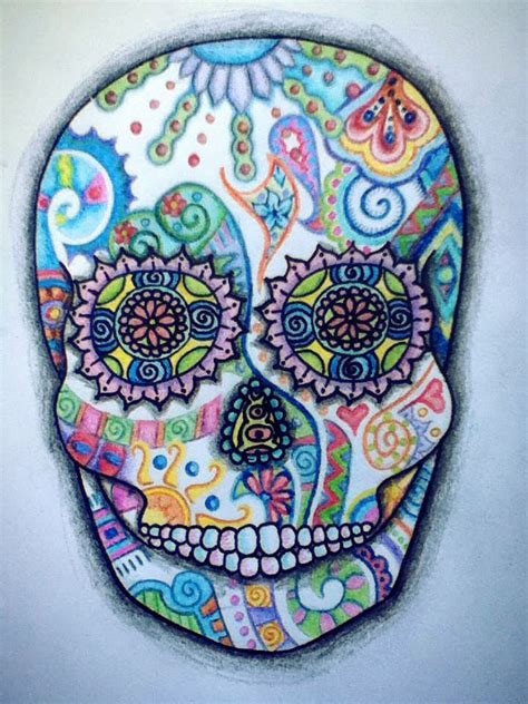 Mexican Sugar Skull by 8kiwi8 on DeviantArt