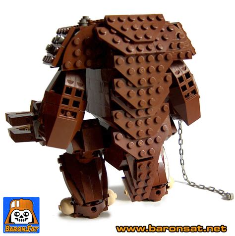 Lego Moc Rancor Monster Brick Figure Custom Model