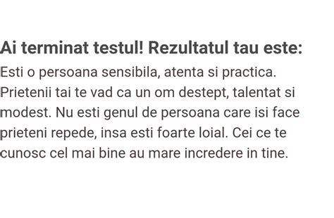 Ce Tip De Personalitate Ai Pagina 5 Discutii Generale Forum