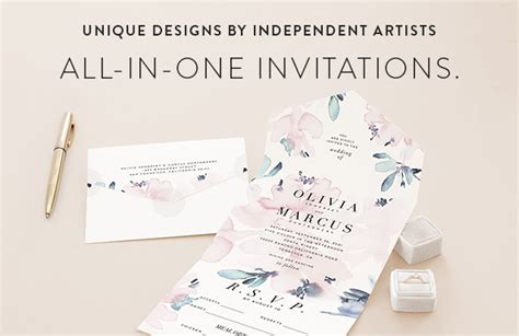 All in One Wedding Invitations | Minted