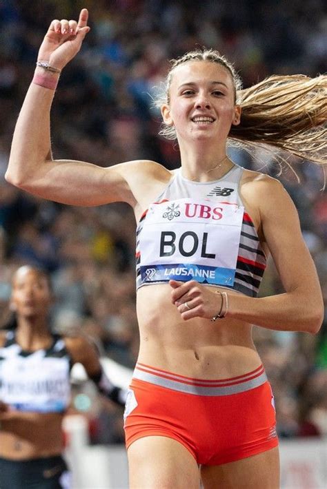 Femke Bol Sportieve Meisjes Atletiek Knappe Gezichten