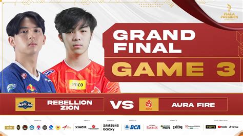 Mlbb Men Full Match Rebellion Zion Vs Aura Fire Game Grand