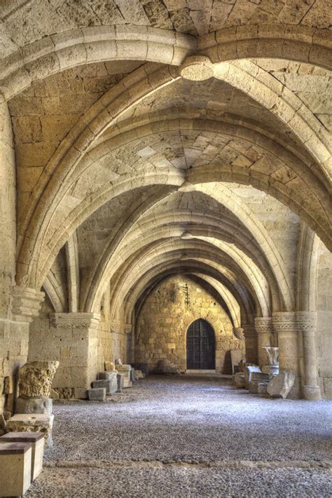 Gotische Architektur Arch Ologisches Museum Altstadt Von Rhodos