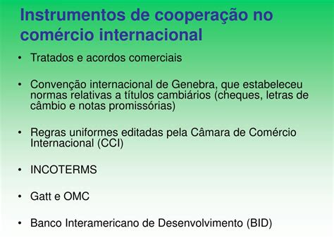 PPT ComÃrcio Exterior PowerPoint Presentation free download ID