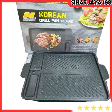 Jual Korean Grill Pan Square Panggangan Kotak Cm Nagako Bbq