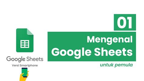 Mengenal Google Sheets Spreadsheet Tutorial Google Sheets Untuk