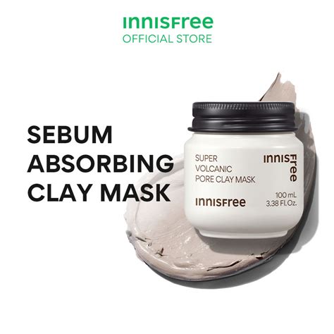 Innisfree Super Volcanic Pore Clay Mask Ml Shopee Singapore