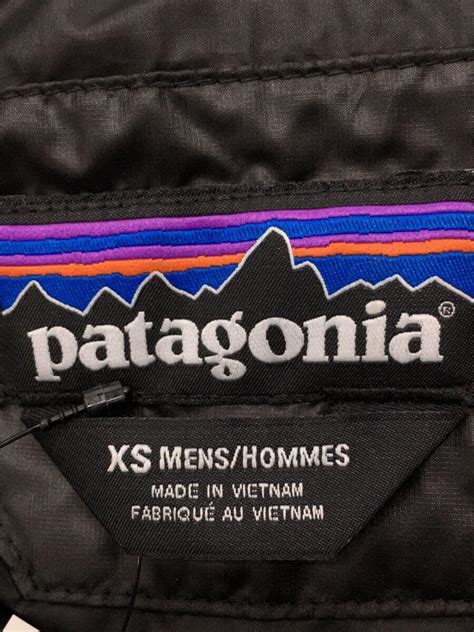 Patagoniaパタゴニア ダウンジャケットxsポリエステルblk無地wendigo Down Jacket ウェンディ