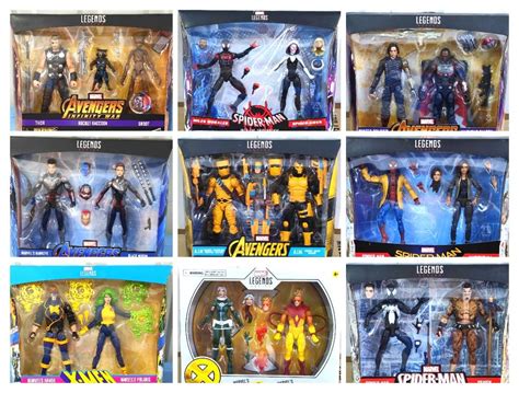 Marvel Legends 2 Packs3 Packs Spider Man And Mj Winter Soldier And Falcon