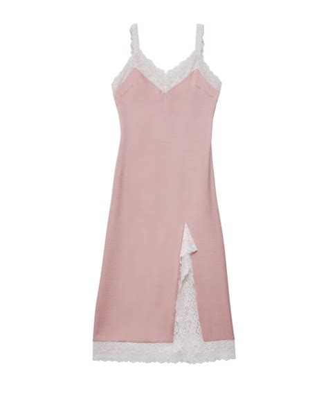 MUSINSA INSTANTFUNK Layered Slip Dress Pink