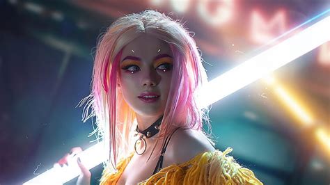 The Cyberpunk Girl Cosplay Cyberpunk Girls HD Wallpaper Pxfuel