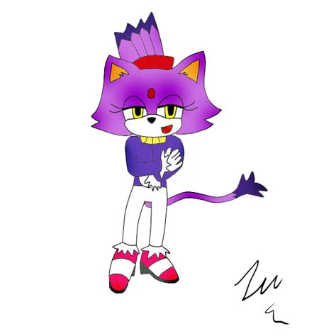 Blaze The Cat Cute By Llawlietvemo On Deviantart