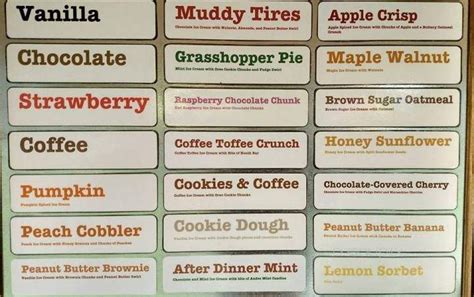 Menu Of Ilsley S Ice Cream In Weare Nh