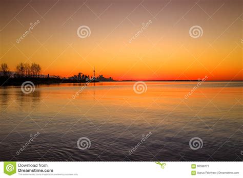 Sunrise At Humber Bay Park Stock Image Image Of Morning 90398771