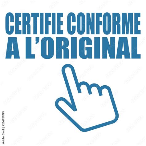 Logo Certifi Conforme L Original Stock Vector Adobe Stock