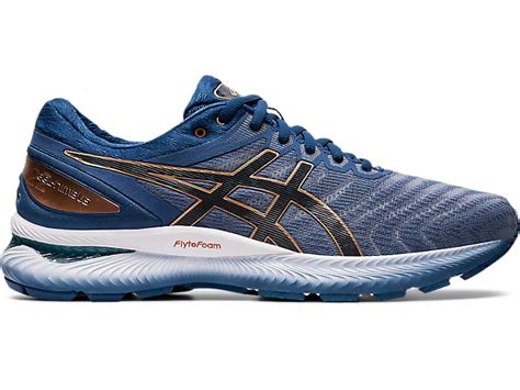 Gel Nimbus 22 Extra Wide Men Glacier Greygraphite Grey Mens Running Shoes Asics United