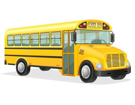 school bus vector illustration 489217 Vector Art at Vecteezy