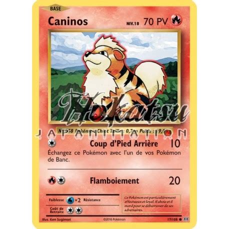 Compra Pkm Reverse Growlithe Xy Evoluciones Pokemon Hokatsu