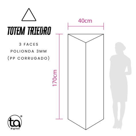 Totem Display Triedro