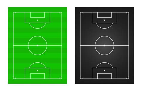 Premium Vector Soccer Field Diagram