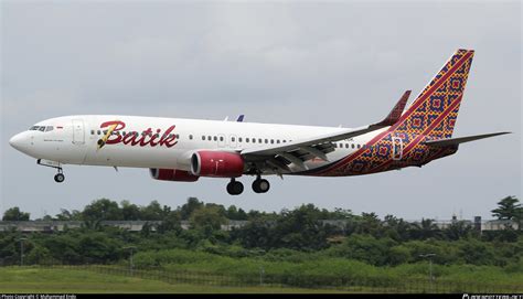 Pk Lbk Batik Air Boeing Gp Wl Photo By Muhammad Endo Id