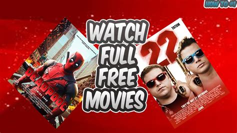 How To Watch Full Free Movies Online For Free Movies Top 5 Websites