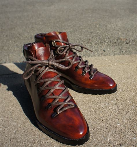 The Fashionable Hiking Boot By Japanese Bespoke Shoemaker Imai Hiroki Hiking Boots Fashion