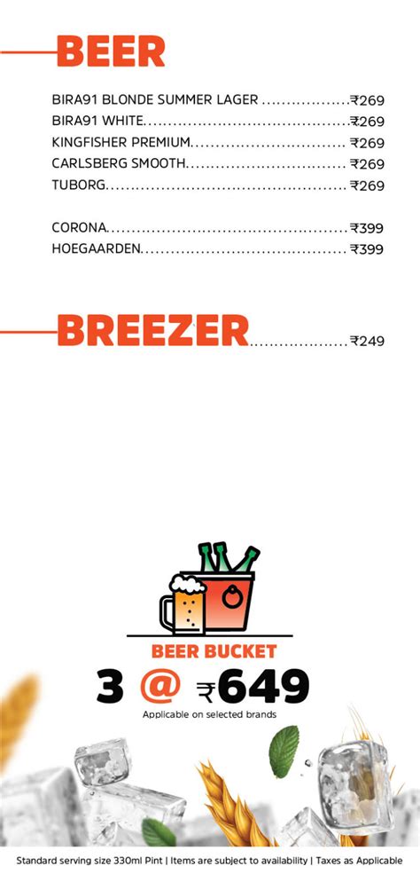 Barbeque Nation Menu Menu For Barbeque Nation Guwahati Guwahati