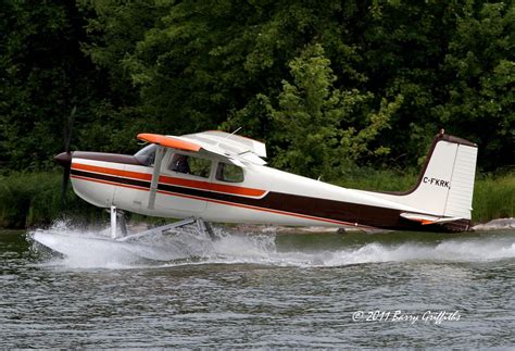 Cessna 175 Float Skylark Sn 55450 1958 C Fkrk Launch Cessna