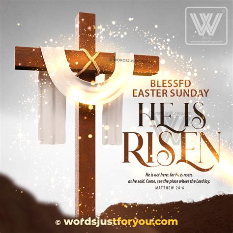 Resurrection He Is Risen Wordsjustforyou Original