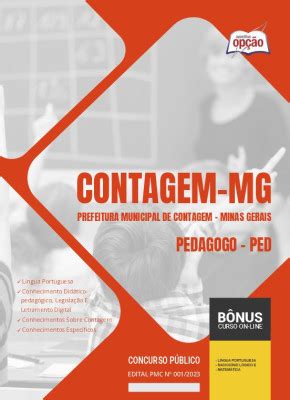 Apostila Prefeitura De Contagem Mg Pedagogo Ped