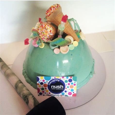 Dome Medium Customised Theme Smash Cake Melbourne By Naughty Nush