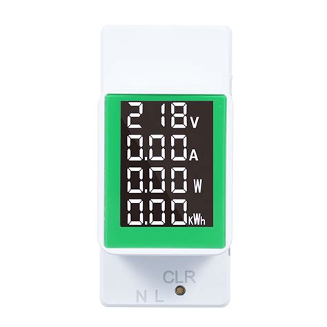 Electric Voltage Meter Watt Kwh Wattmeter Meter Lcd Ammeter Rail Meter