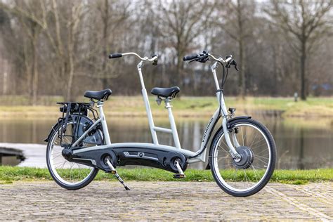 Električni tandem Van Raam Twinny e kolesar si