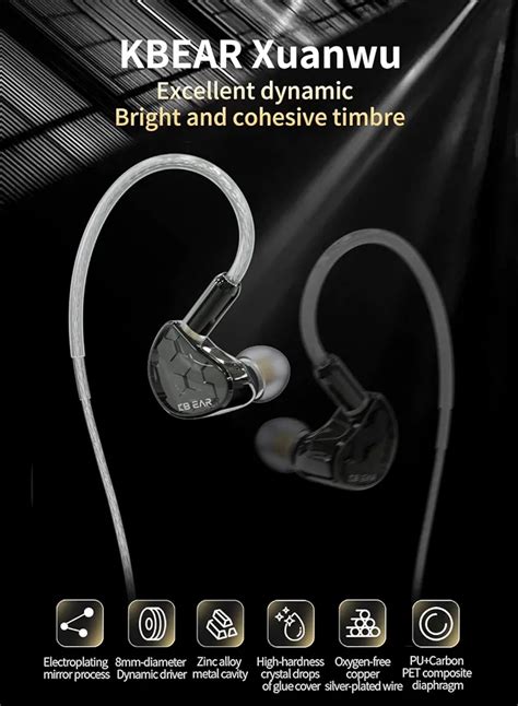 Yinyoo Kbear Xuanwu Professional In Ears Monitor Headphones For