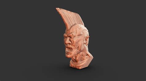 Sculpt January 2018 Jan 13 Punk Download Free 3d Model By Chaitanya Krishnan Chaitanyak