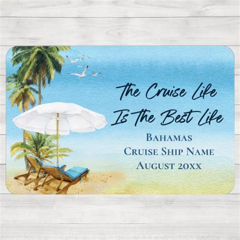 Cruise Bahamas Cabin Stateroom Door Marker Magnet Zazzle