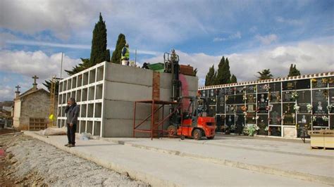 Amplían el cementerio de Lodosa con 48 nichos