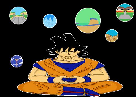 Pixilart Goku S Meditation By Rezok