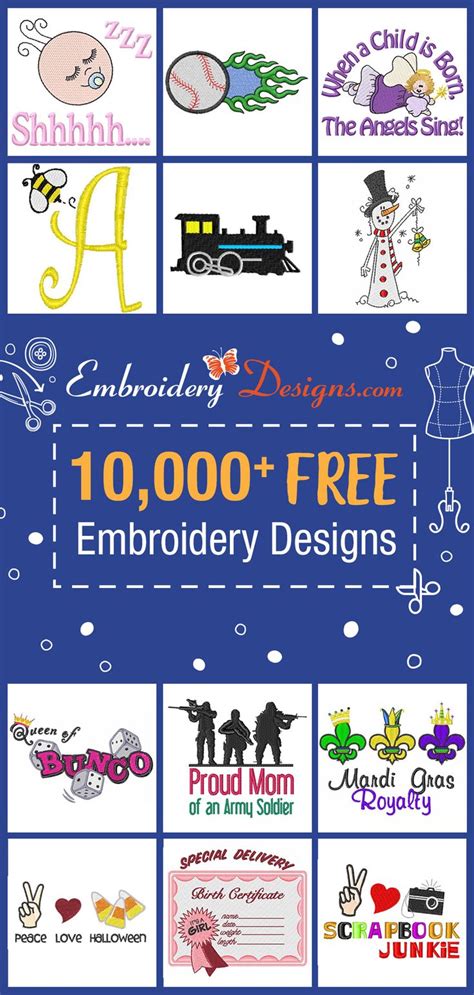 Pin on Free Machine Embroidery Designs