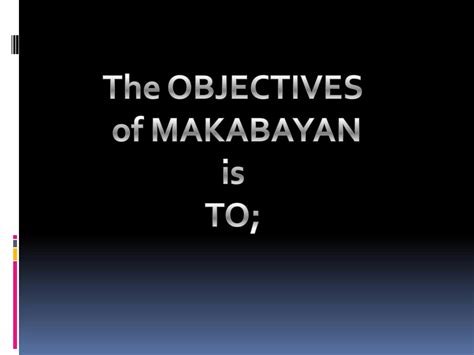 Makabayan Ppt