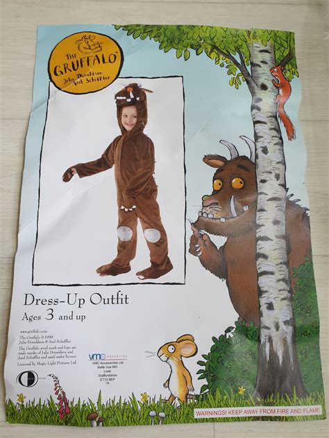 The Gruffalo costume, Babies & Kids, Babies & Kids Fashion on Carousell